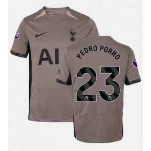 Tottenham Hotspur Pedro Porro #23 Replika Tredjetrøje 2023-24 Kortærmet